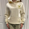 TAVERNSHACK - HOODIE IVORY- COW-BOY - TVK12 - PRINT 2 COULEURS