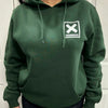 TAVERNSHACK - HOODIE VERT FOREST - ORIGINAL - TVK10 - PRINT BLANC